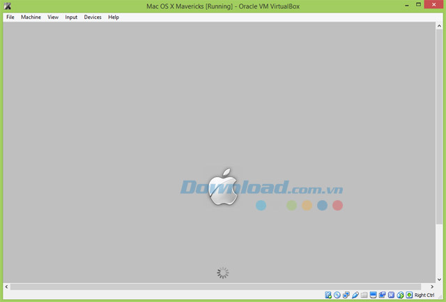 Khởi động Mac OS X Mavericks trên VirtualBox