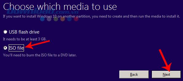 Tiếp tục hướng dẫn chi tiết cách cài đặt Windows 10 bằng file ISO