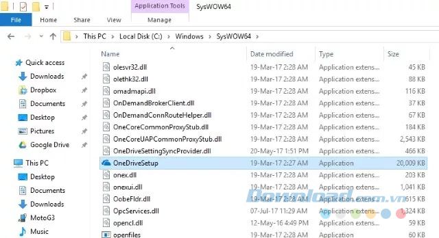 Khôi phục OneDrive