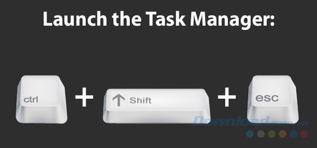 Phím Tắt Ctrl + Shift + Esc