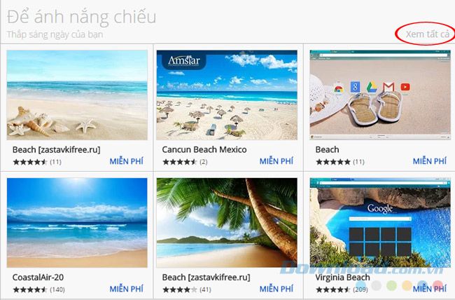 Chọn theme mới cho Chrome