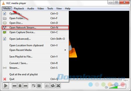 Khởi động VLC Media Player