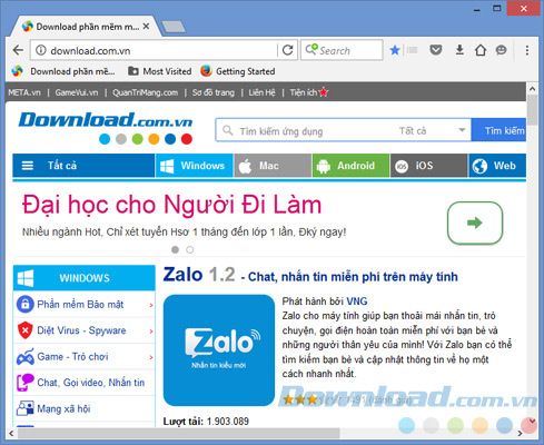 Giao diện Chrome trên Firefox