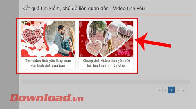 Chọn mẫu video