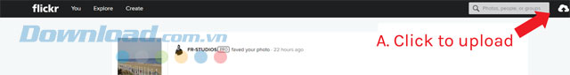 Cách upload ảnh lên Flickr
