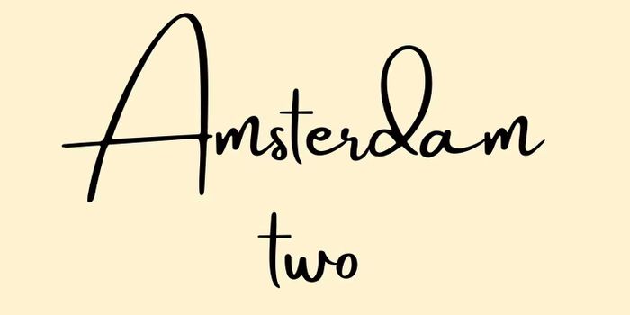 Font Chữ Amsterdam Hai trên Canva