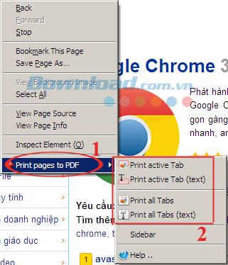 Cách lưu hàng loạt trang Web thành file PDF trên Firefox