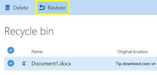 Khôi phục tài liệu Office bị xóa hoặc chưa lưu