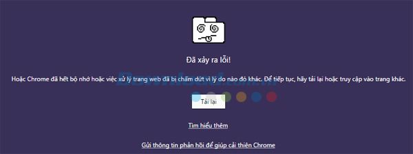 cách đóng tab bị treo trên Chrome