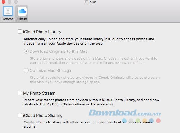 Sử dụng iCloud