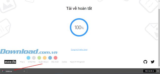 Gửi qua Firefox