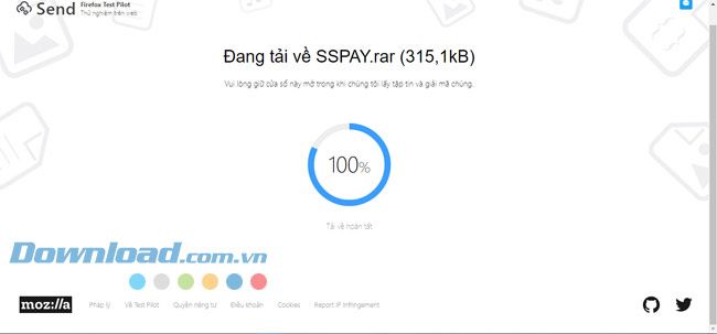 Gửi qua Firefox