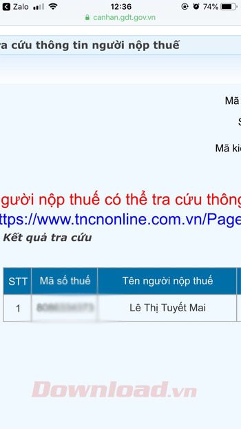 Kết quả