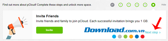 Hướng dẫn sử dụng pCloud