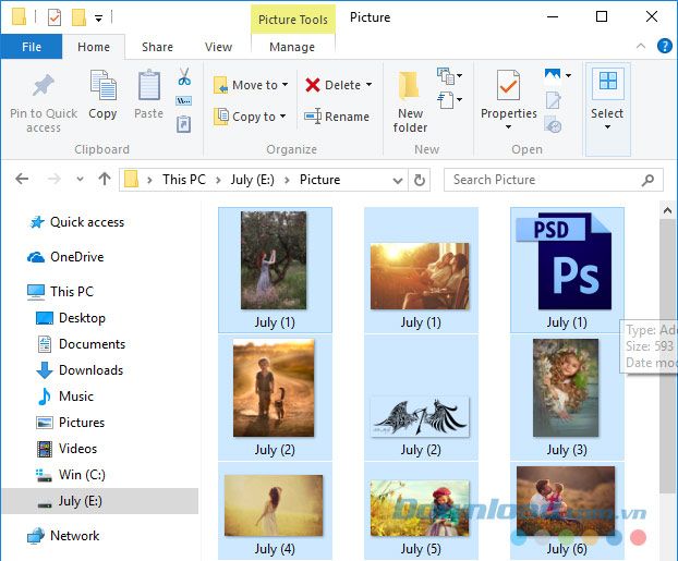 Thay đổi tên file trên máy tính sử dụng hệ điều hành Windows