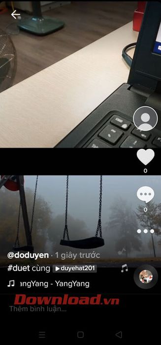 Video đã được đăng trên TikTok