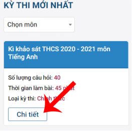 Nhấn vào nút Chi tiết