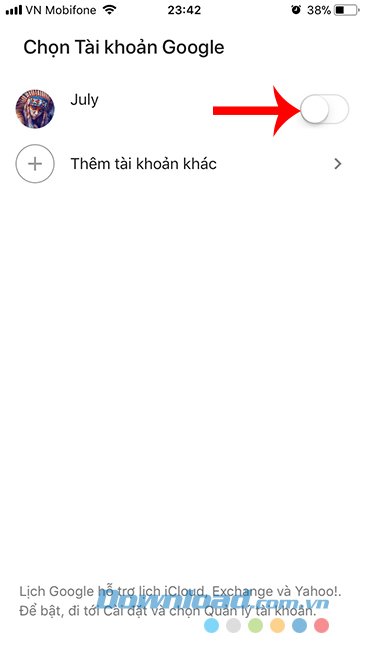 Đăng nhập vào tài khoản Google