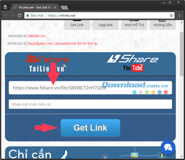 Lấy Link VIP