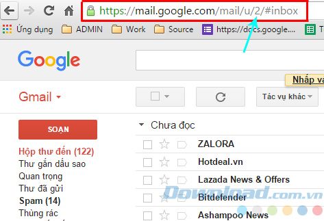 gmail thứ 2