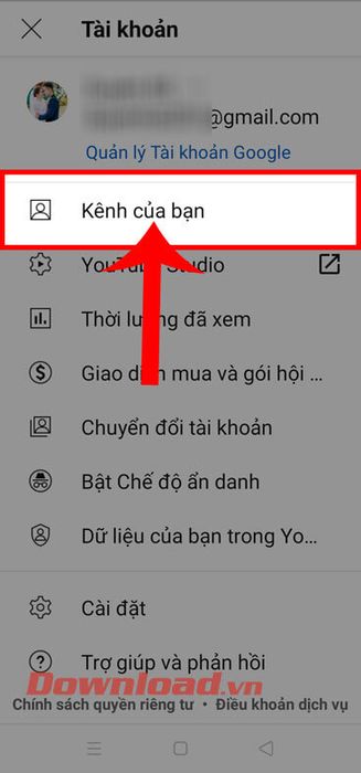 Chọn Kênh của bạn