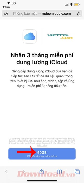 Miễn phí 50GB