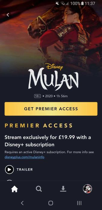 Bộ phim Mulan 2020 trên Disney