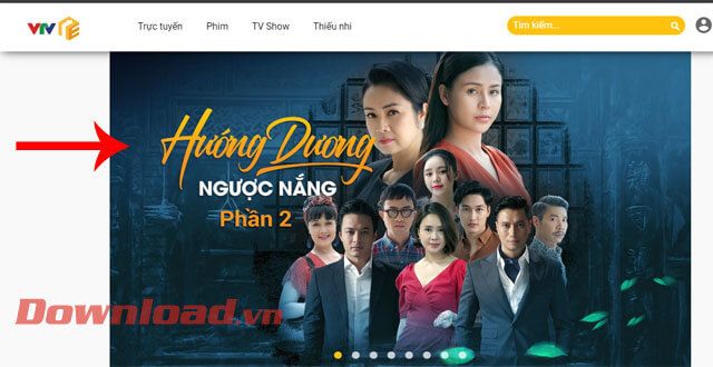 Nhấn vào poster của bộ phim