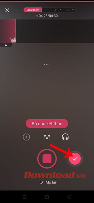 Bấm vào nút đánh dấu