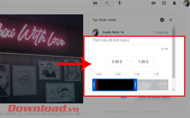 Tạo đoạn video