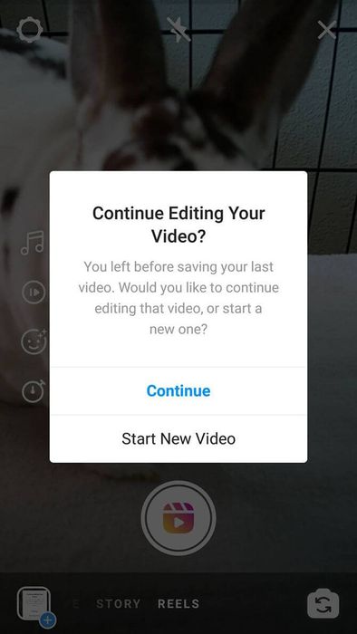 Lưu chỉnh sửa trên Instagram Reels