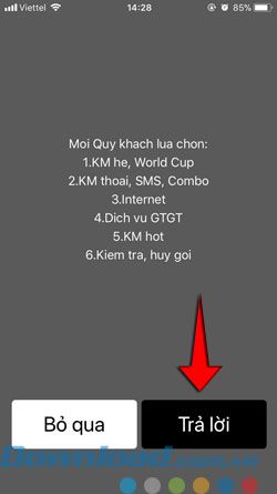 Đăng ký gói dịch vụ 3G của Viettel