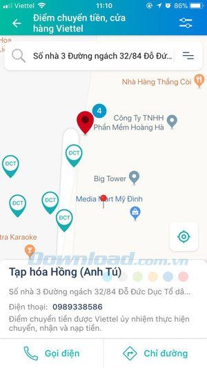 Nạp tiền vào ViettelPay