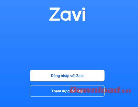 Sử dụng Zalo để đăng nhập