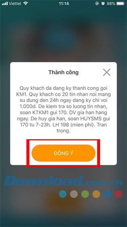 Đăng ký gói dịch vụ 3G của Viettel