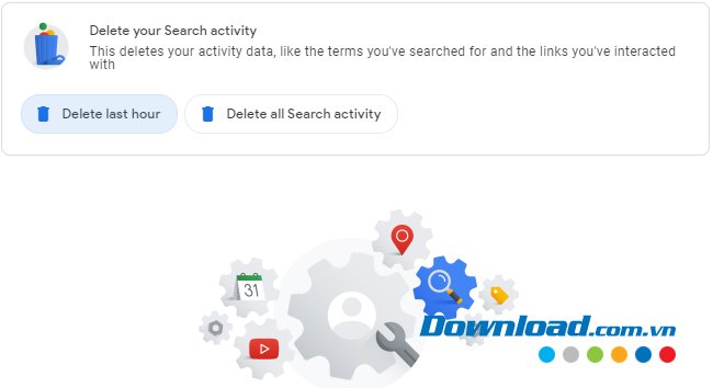 Xoá sổ lịch sử Google trên máy tính