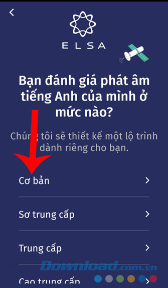 Chọn mức độ phát âm Tiếng Anh 