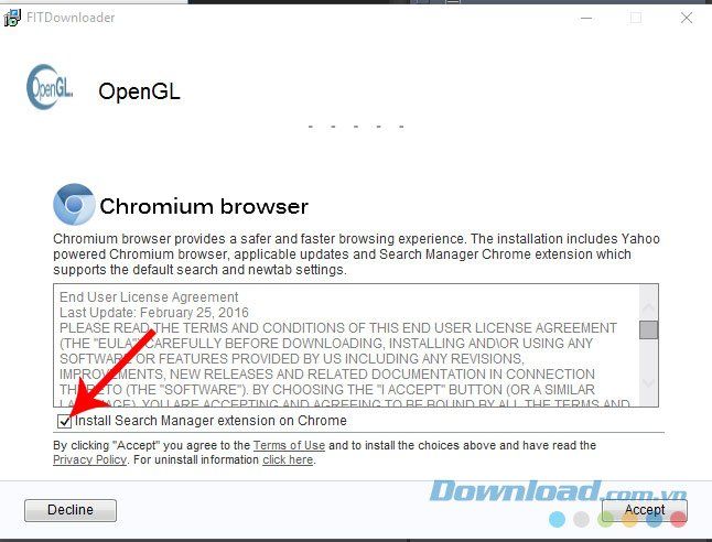 Gỡ bỏ cài đặt Chromium