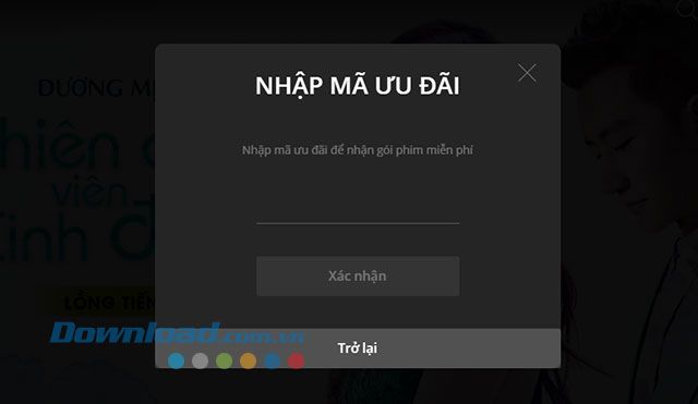 Nhập mã ưu đãi của bạn