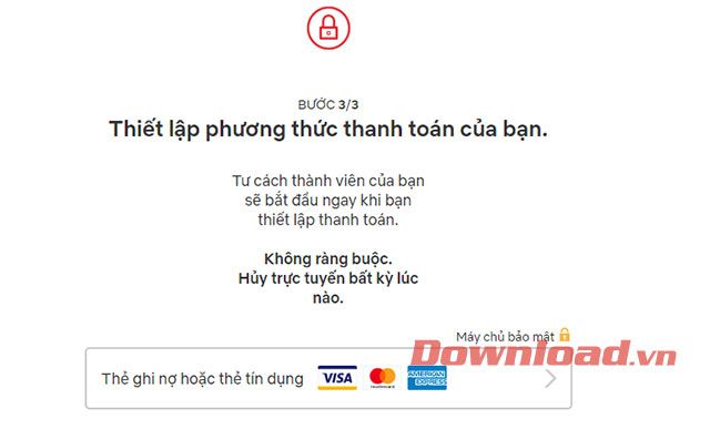 Nhập thông tin địa chỉ email và mật khẩu