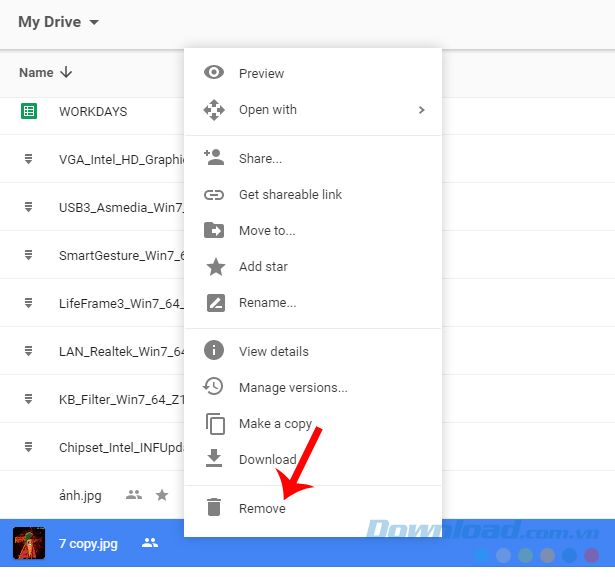 Phục hồi dữ liệu đã xóa trên Google Drive