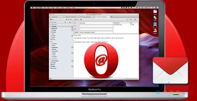 Opera Mail được biết đến với dịch vụ email thân thiện người dùng
