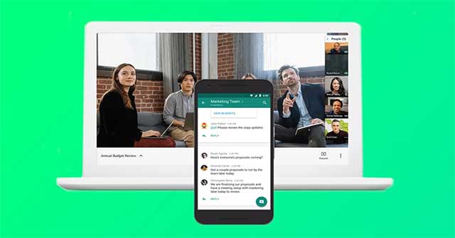 Google Meet và Google Chat là hai ứng dụng liên lạc do Google phát triển