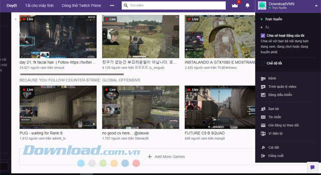 Đăng ký tài khoản trên Twitch 