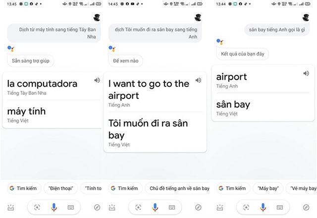 Cách sử dụng tính năng dịch trong Google Assistant