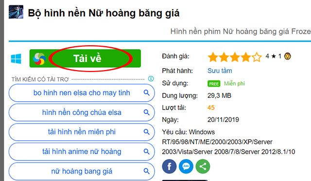 Hướng dẫn cách cài đặt hình nền Nữ hoàng băng giá cho máy tính