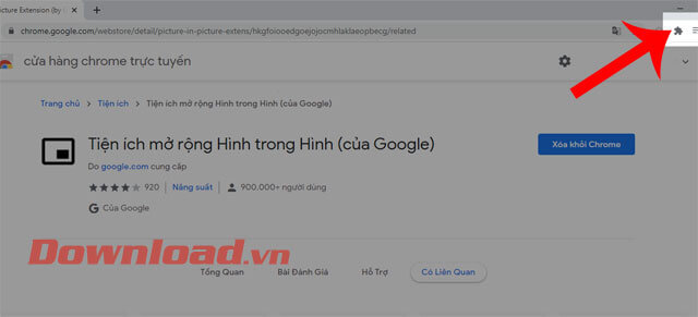 Click vào biểu tượng của tính năng