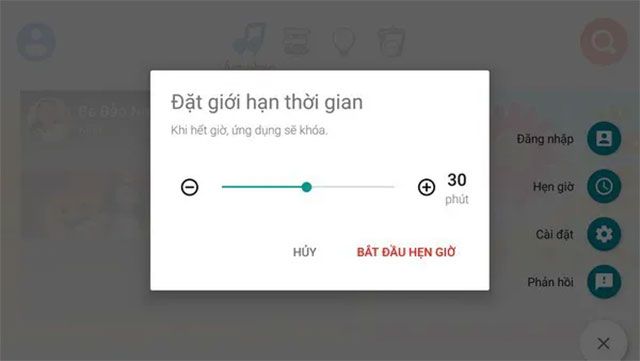 Bắt đầu hẹn giờ