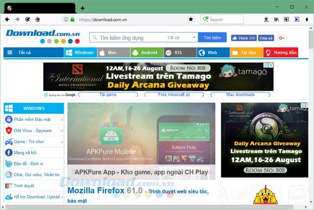 Giao diện Material cho Firefox