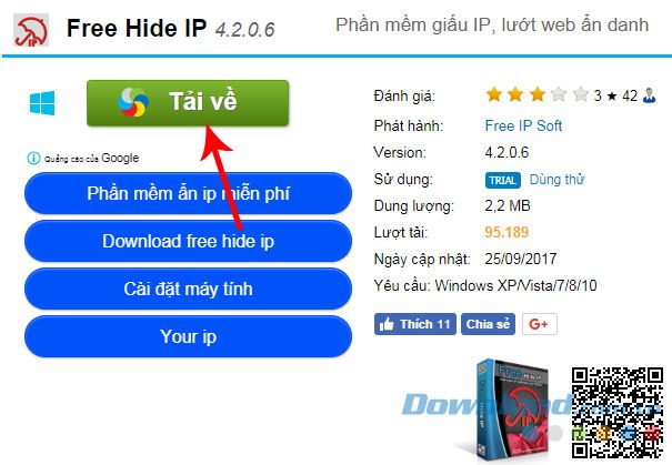Tải phần mềm thay đổi VPN